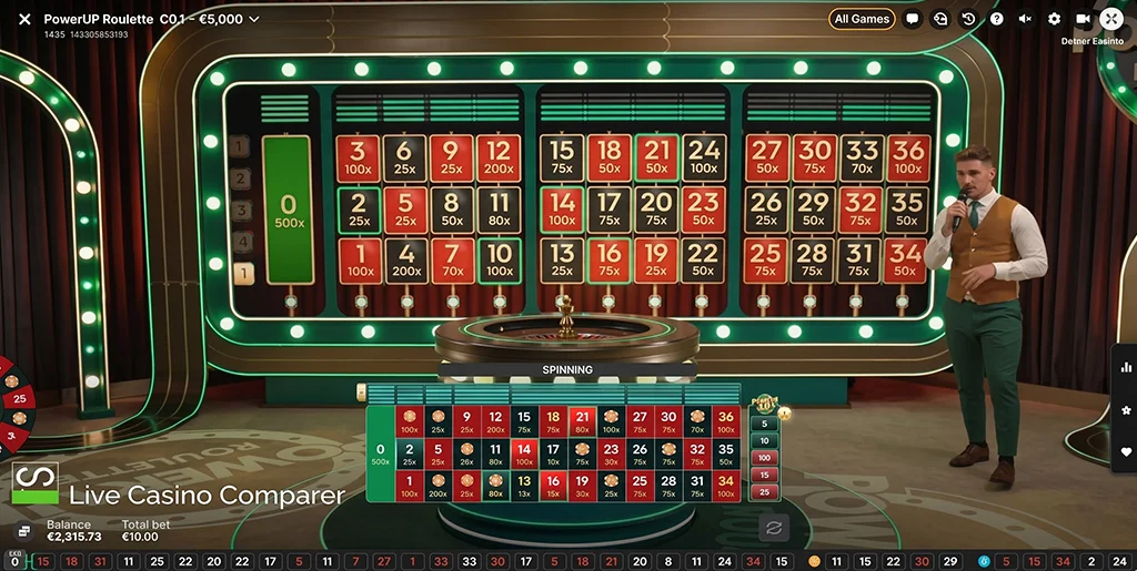 Highlighting winning numbers for the upcoming PowerUp spin