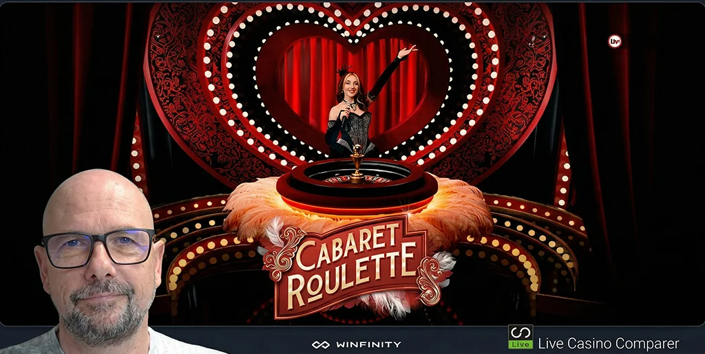 Video demonstration of Cabaret Roulette live gameplay and features