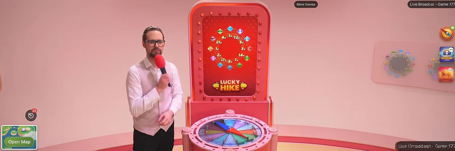 Lucky Hike multiplier path and bonus round details