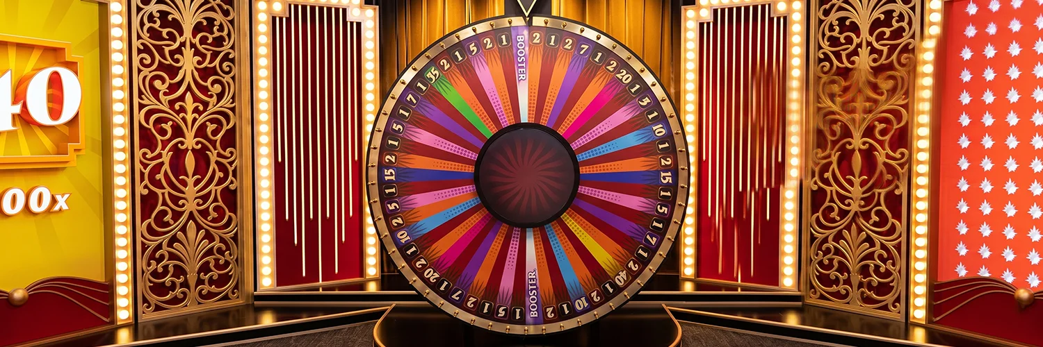Detailed view of Majestic Wheelshow sectors and numbers