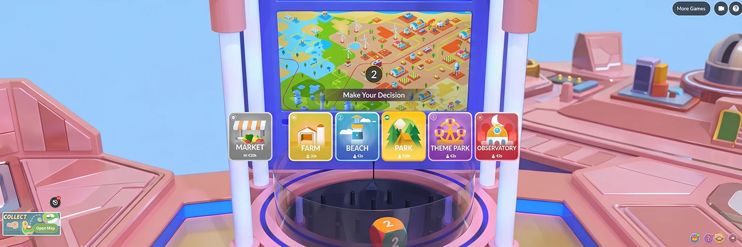 Train Rush mini game visuals and multiplier features
