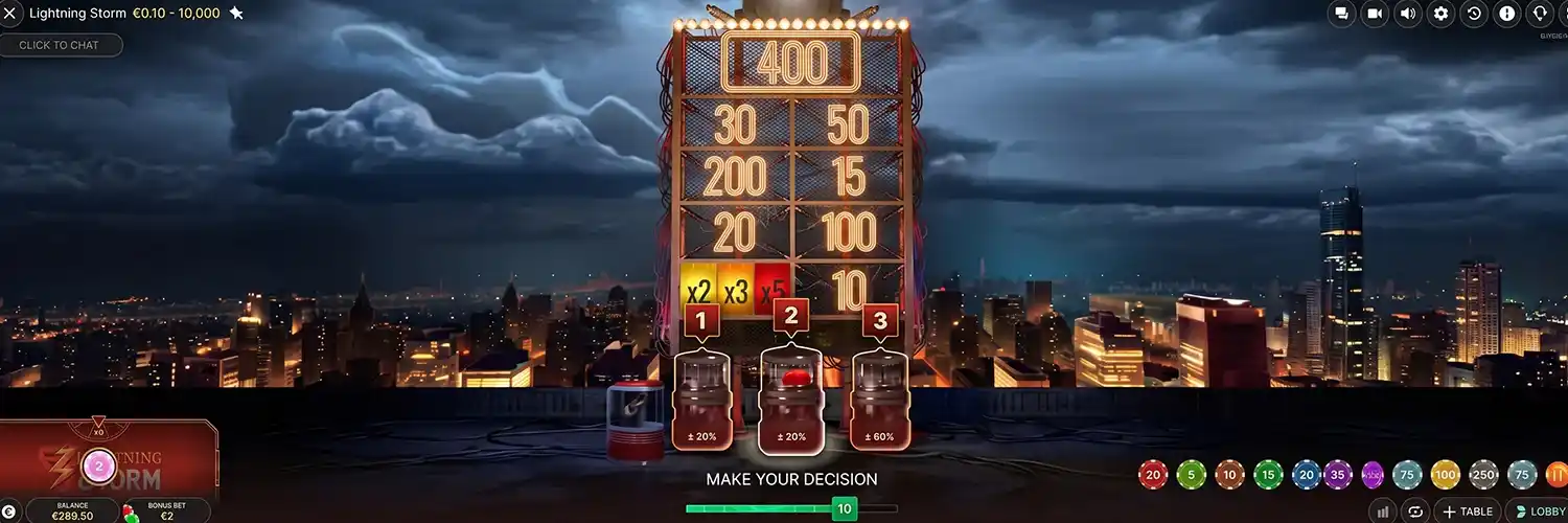 FireBall Bonus Round with Bouncing Multiplier Action