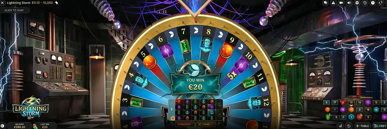 Lightning Storm: Spin Outcome