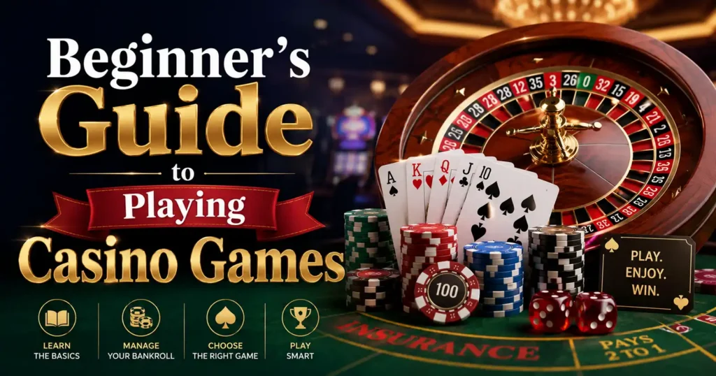 Roulette Wheel Surrounded by Cards and Chips
