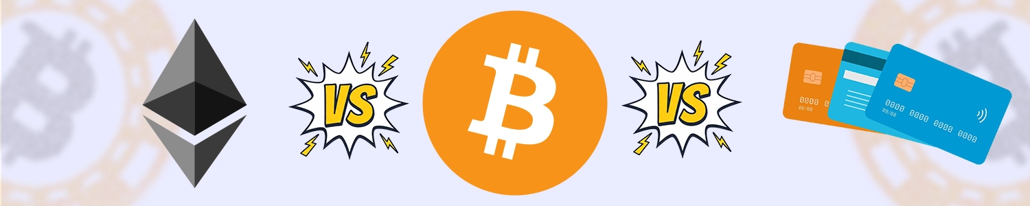 Crypto vs bank card payments