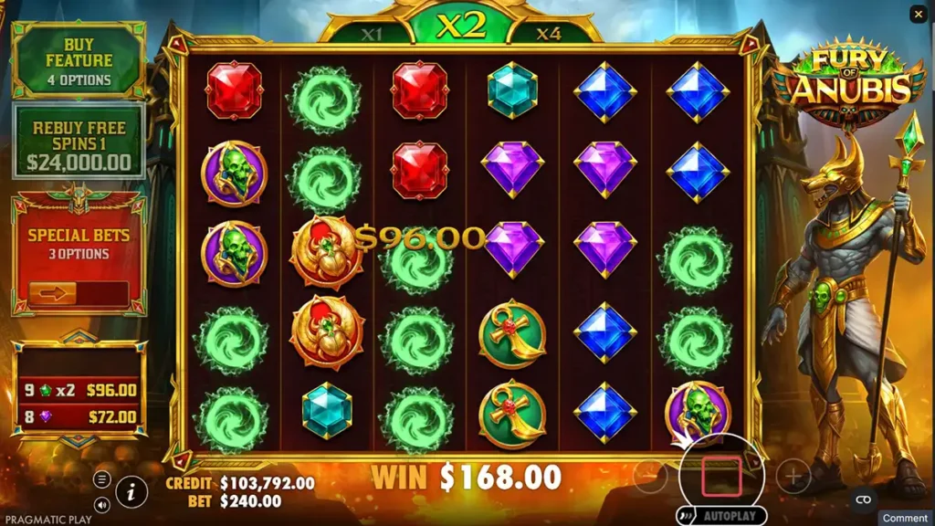 Pragmatic Play: Fury of Anubis Expanding Multipliers 2