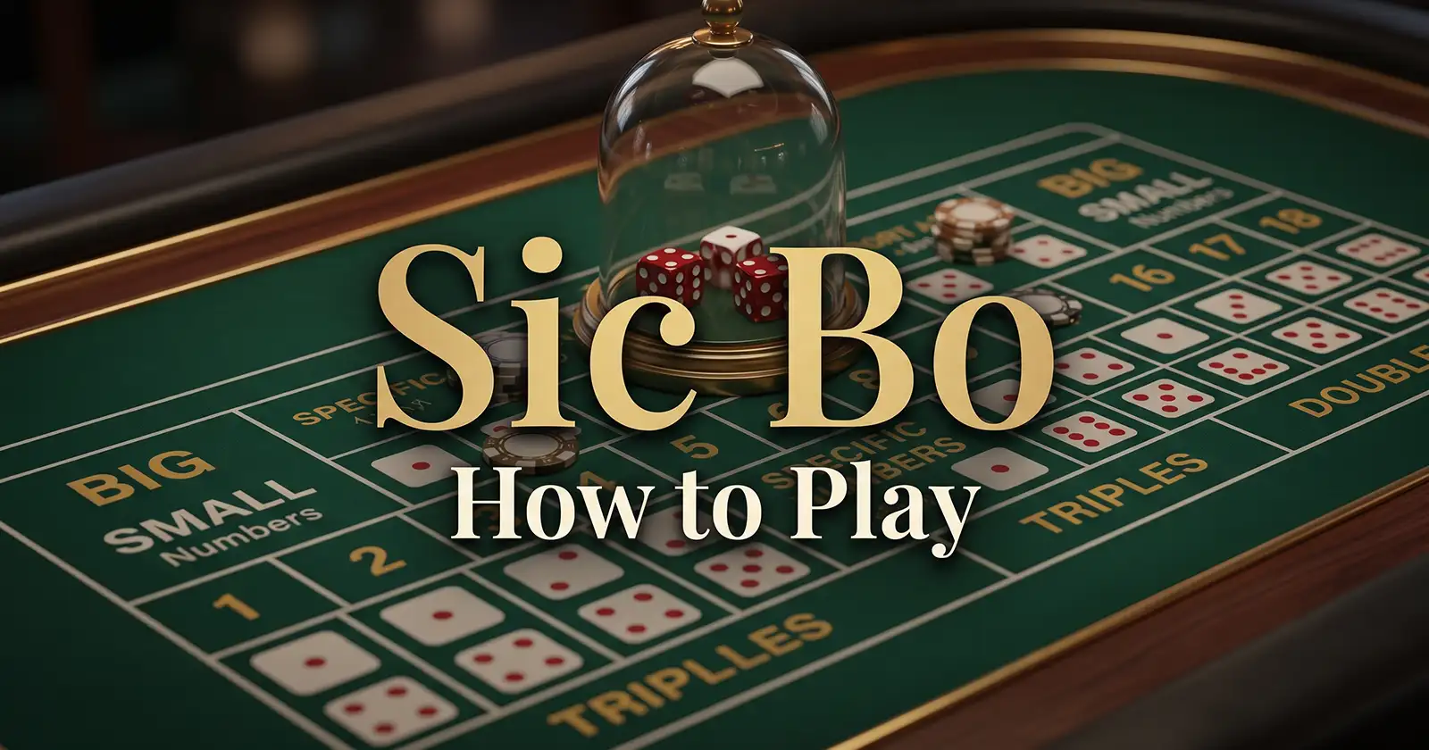 Online Sic Bo game screen for beginners