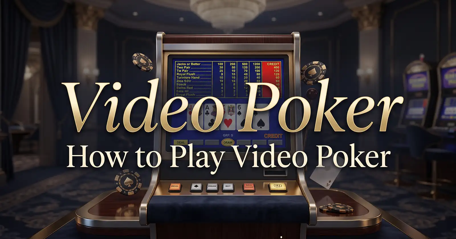 Video Poker Rules And Gameplay Guide