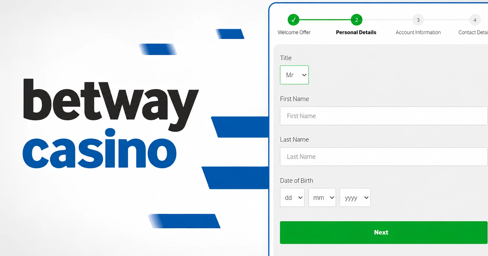 Betway Casino Registration