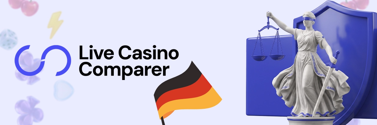 Justizia Statue als Symbol für Krypto Casino Gesetze