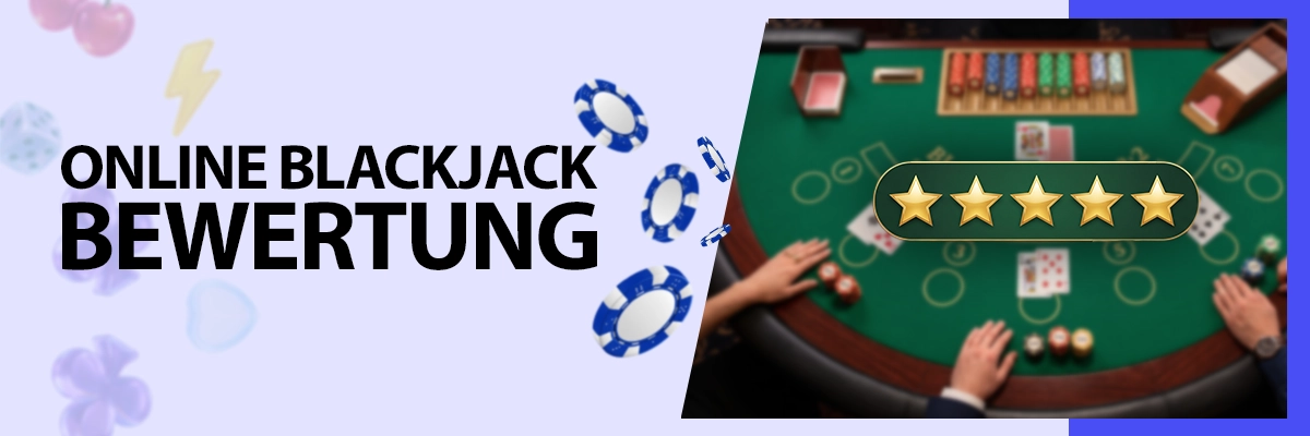 Sterne Bewertung für beste Online Blackjack Seiten