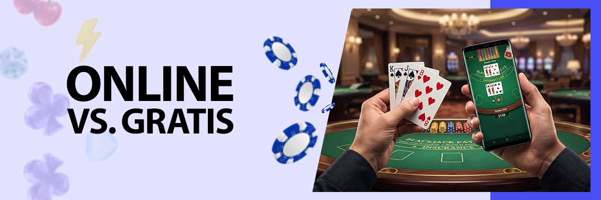 Blackjack Online im Vergleich zu kostenlosem Blackjack