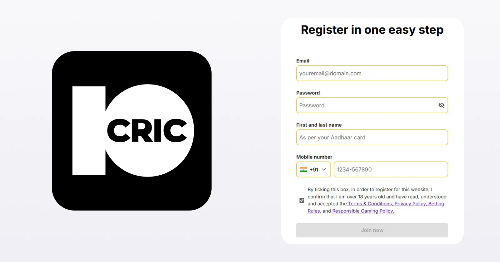 10cric Casino Sign Up Process