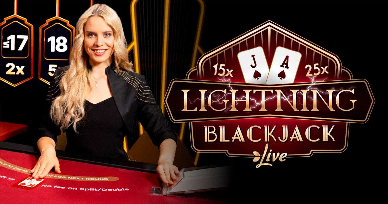 Evolution Lightning Blackjack Live Table