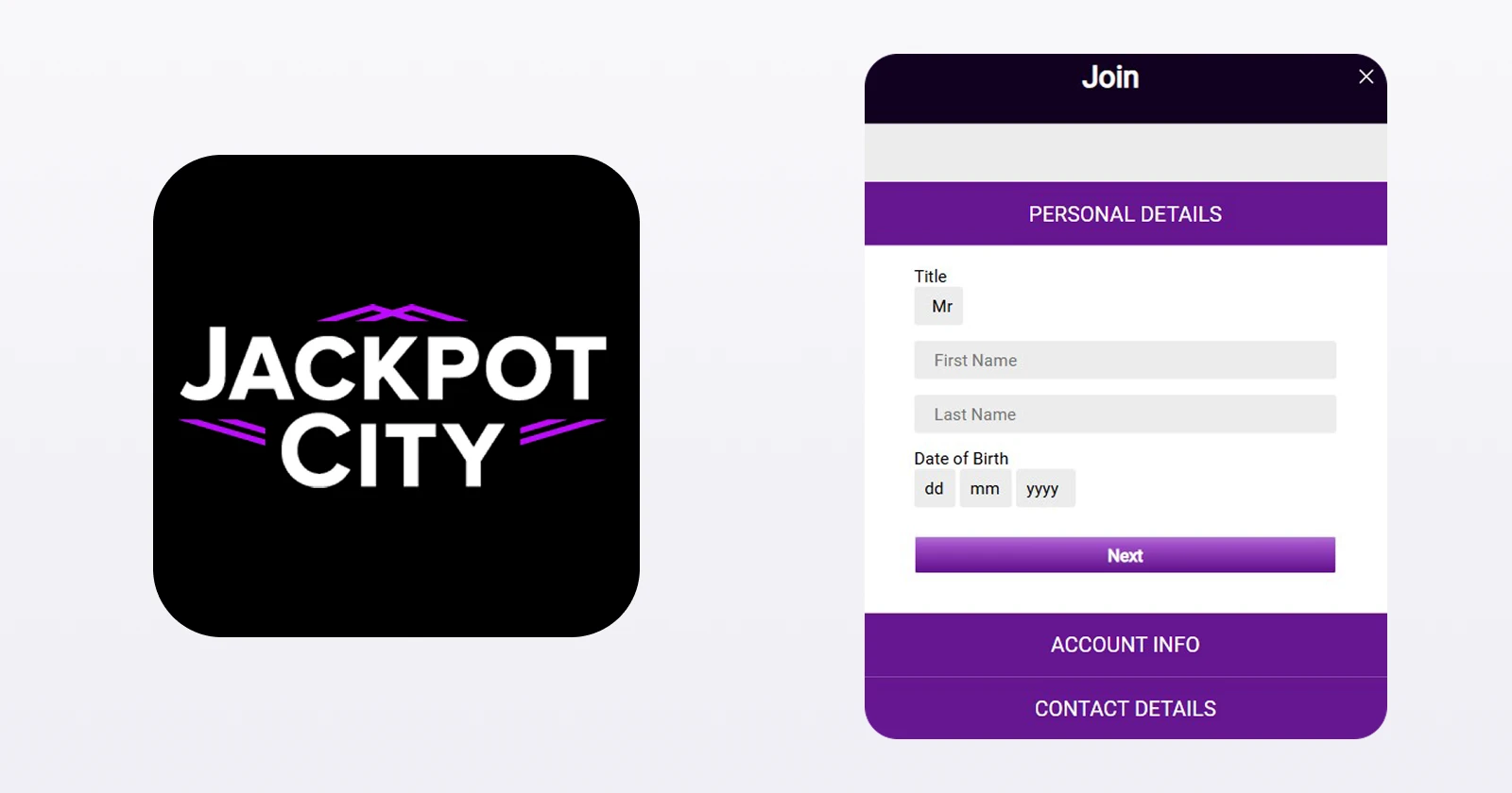 Jackpot City Casino Sign Up Process