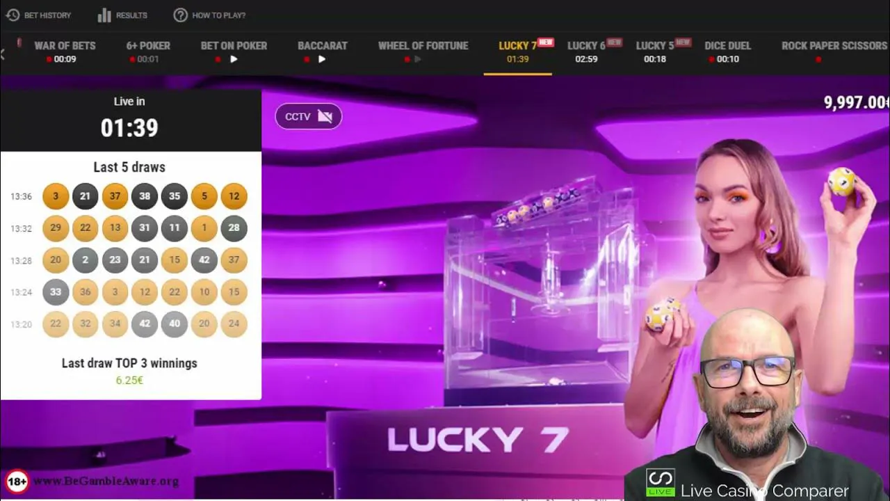 Betgames Lucky 7 Youtube