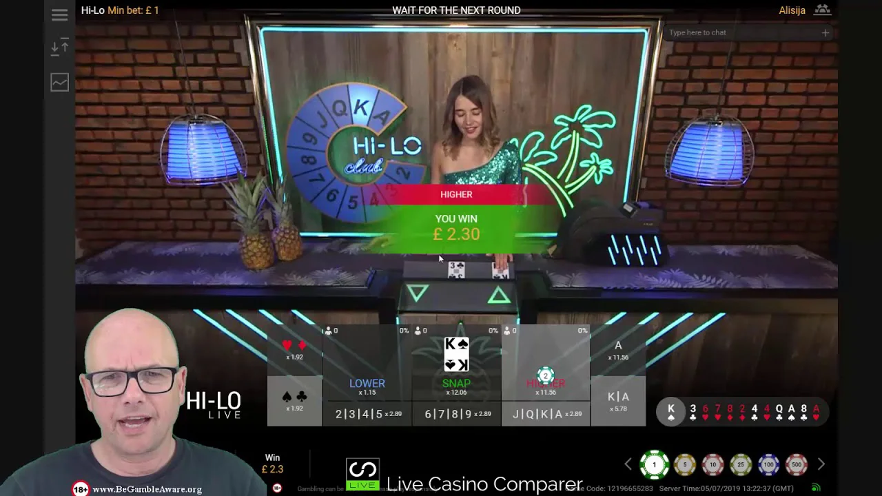 Playtech Hi Lo Youtube