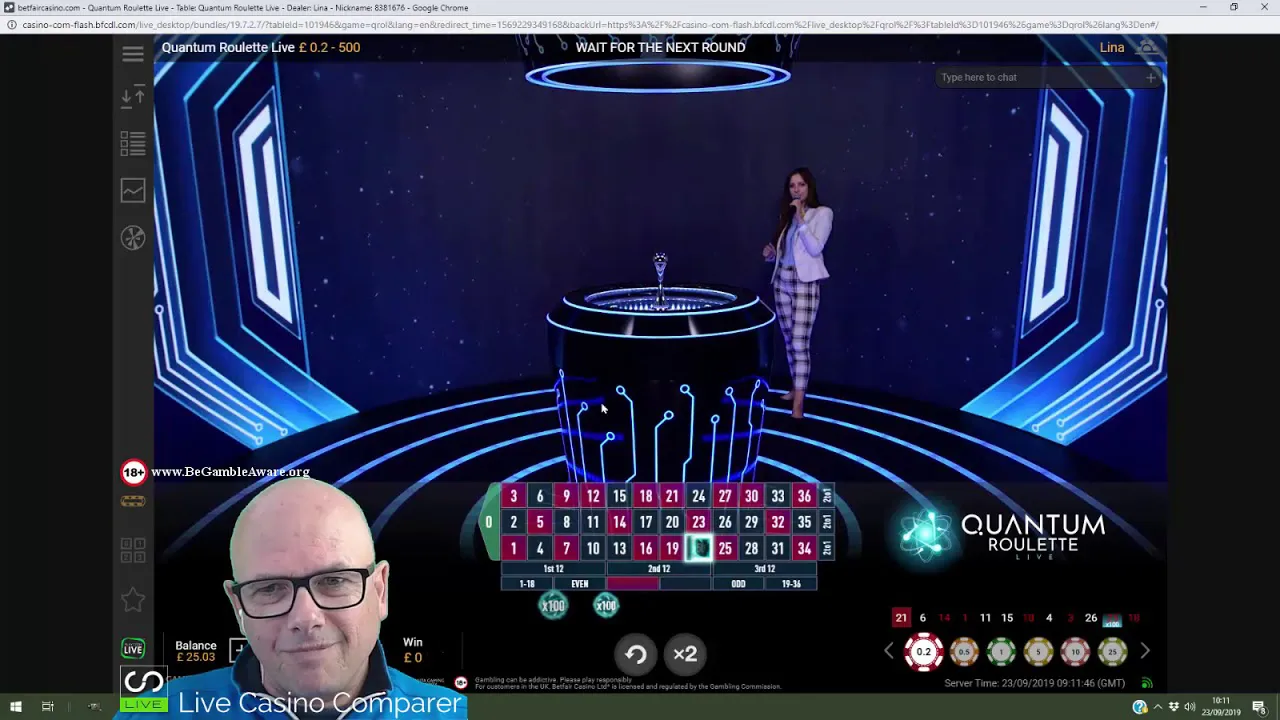 Playtech Live Quantum Roulette Youtube