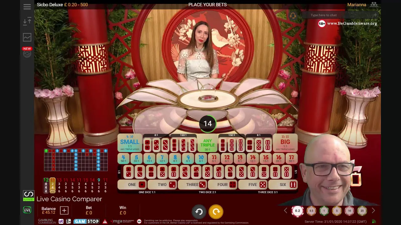 Playtech Sic Bo Deluxe Youtube