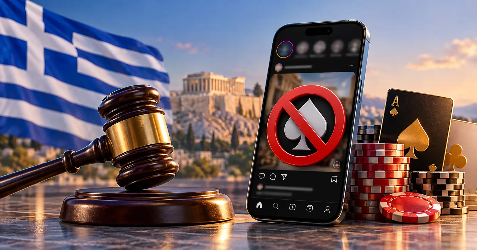 Greece Cracks Down on Illegal Gambling Promotion