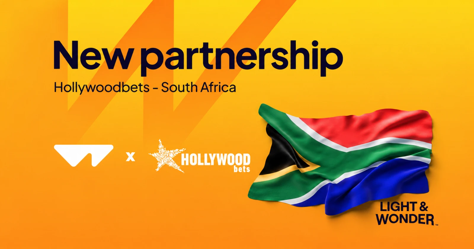 Hollywoodbets partnership with Light and Wonder