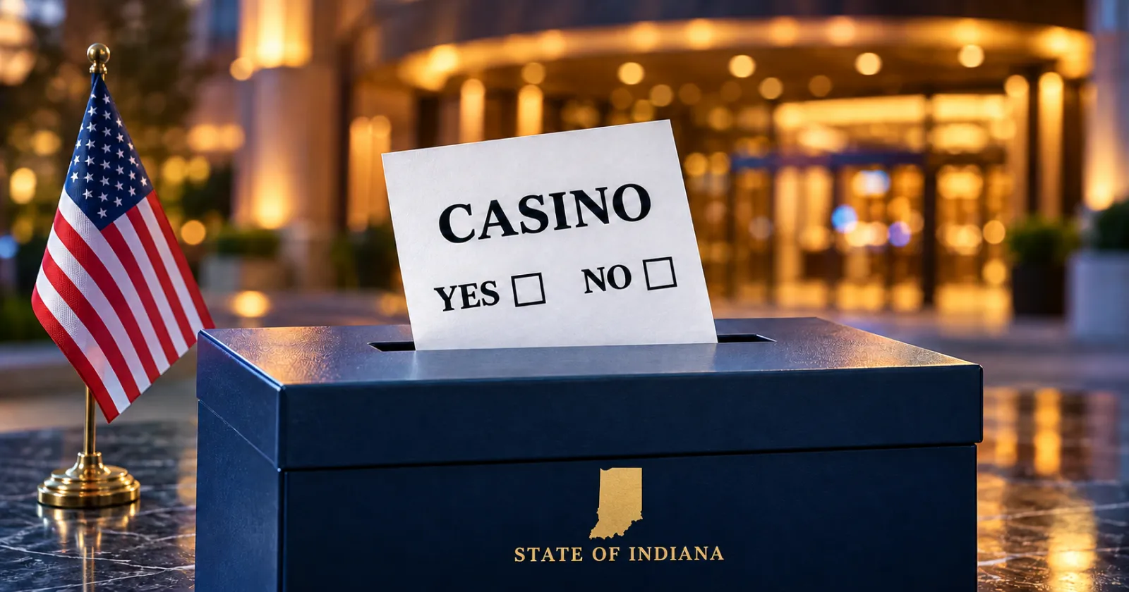 Indiana Casino Referendum Ballot Box