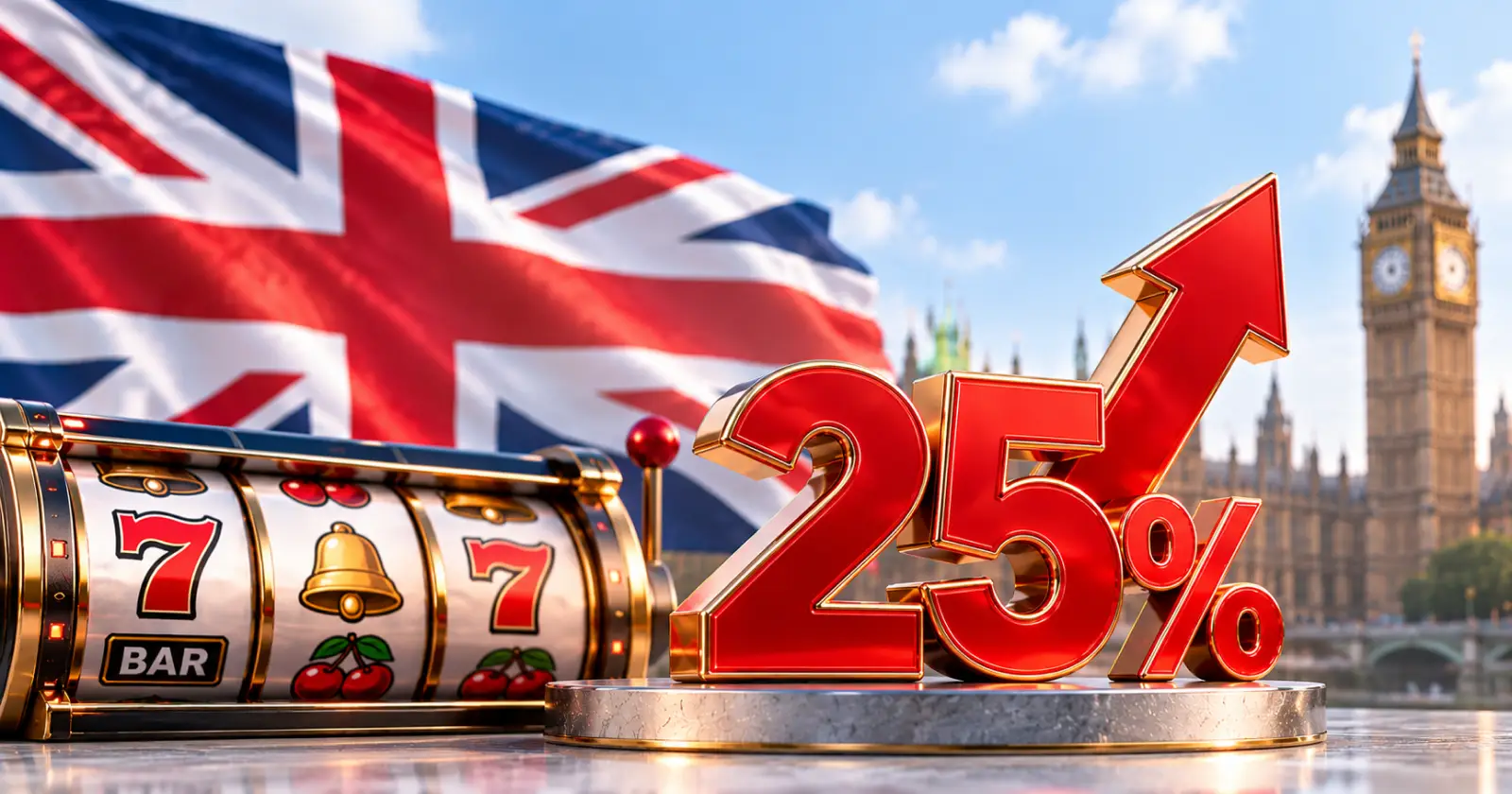 UK Jackpot 25 Percent Growth