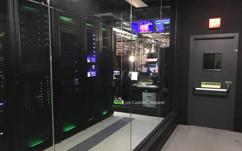 netent live casino studio computer room