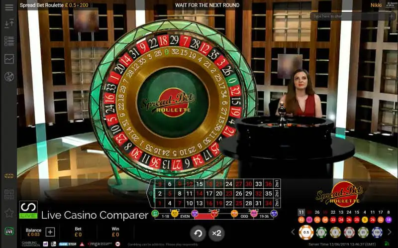 Playtech Spread Bet Roulette
