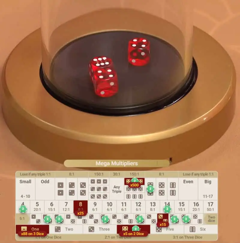 Pragmatic Play Mega Sic Bo