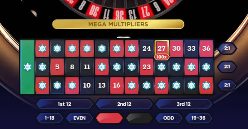 Live Mega Roulette