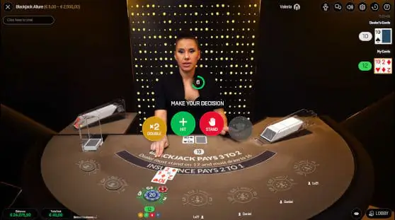 StakeLogic Live Blackjack