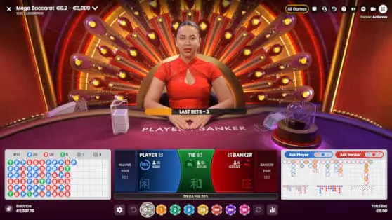 Pragmatic Mega Baccarat Live