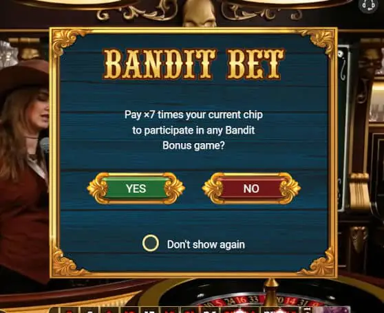 Sticky Bandits Roulette Live