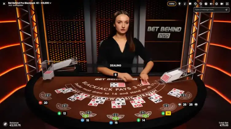Bet Behind Pro Blackjack