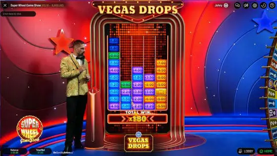 Vegas Drops Bonus Round
