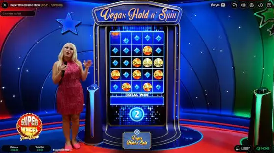 Vegas Hold n' Spin Bonus Round