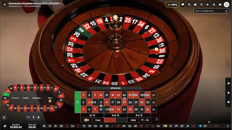 Pragmatic Immersive Roulette Deluxe