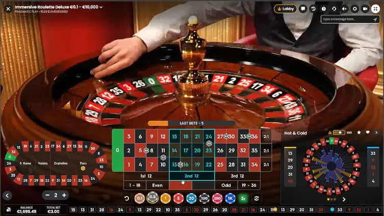 Pragmatic Immersive Roulette Deluxe