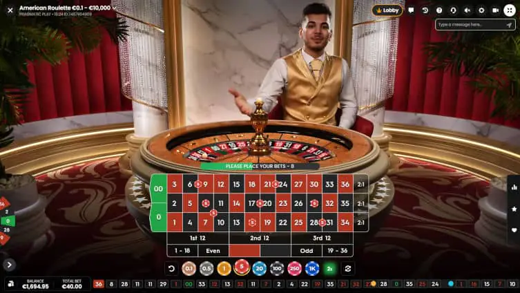 Pragmatic American Roulette