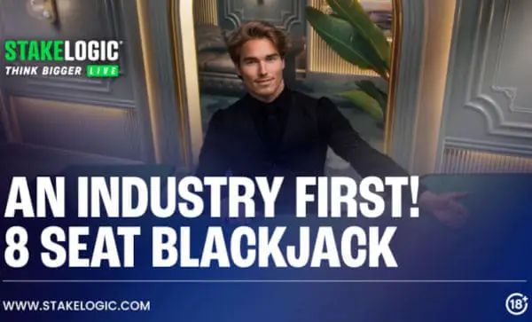 stakelogic 8 seat blackjack