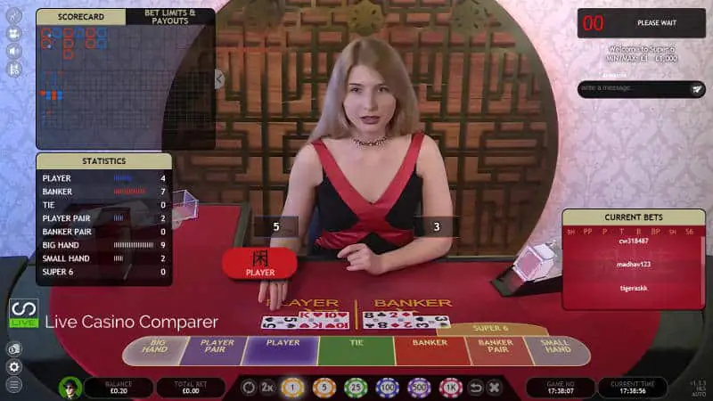 Extreme Live Baccarat